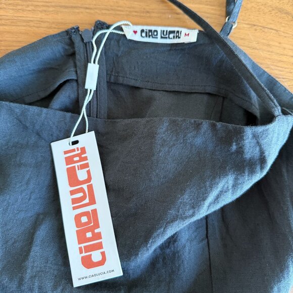 NWT Ciao Lucia Lareina Dress Black M - Picture 5 of 6